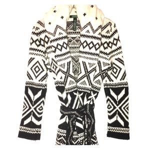 Ralph Lauren belted sweater